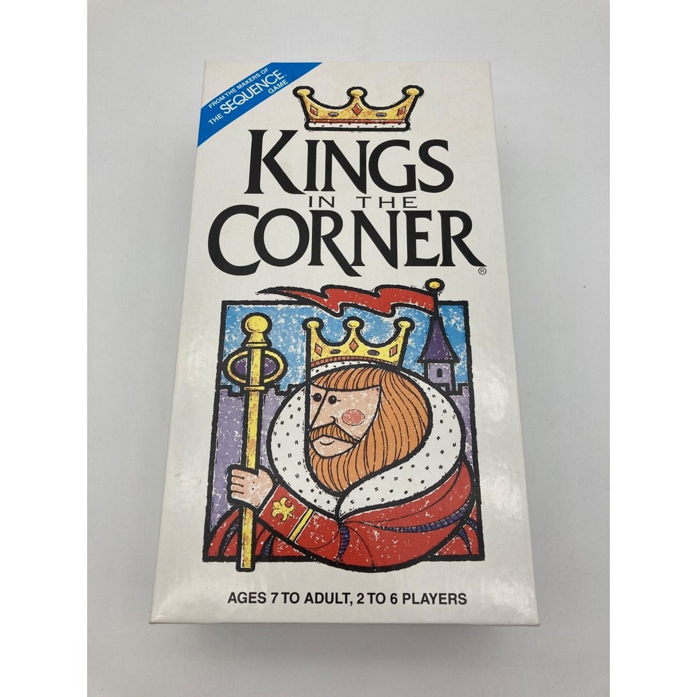 Vintage Kings in the Corner Card Game - Jax Games 1996
